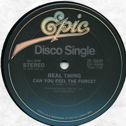 The Real Thing Can You Feel The Force? USED VINYL 12INCH 33 S RPM SINGLE STEREO