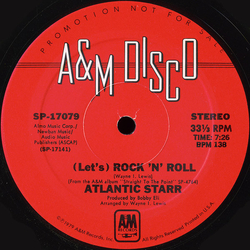 Atlantic Starr (Let's) Rock 'N' Roll Vinyl 12" USED