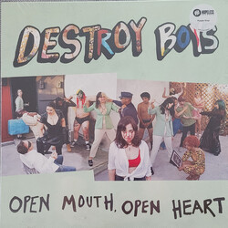 Destroy Boys Open Mouth, Open Heart USED VINYL LP ALBUM LIMITED EDITION REISSUE