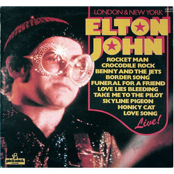 Elton John London & New York Vinyl LP USED