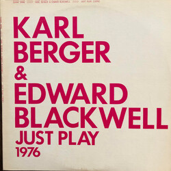 Karl Berger / Ed Blackwell Just Play (1976) Vinyl LP USED
