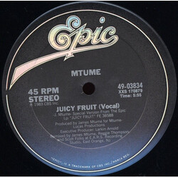Mtume Juicy Fruit USED VINYL 12INCH 45 RPM STEREO