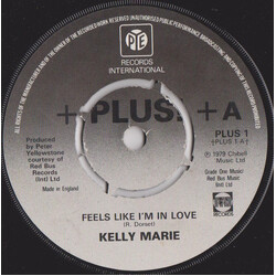 Kelly Marie Feels Like I'm In Love USED VINYL 7INCH 45 RPM SINGLE REISSUE