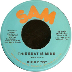 Vicky "D" This Beat Is Mine VINYL 7" USED