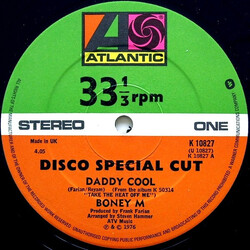 Boney M. Daddy Cool USED VINYL 12INCH 33 S RPM LIMITED EDITION STEREO