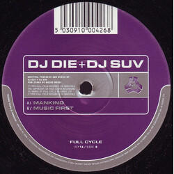 DJ Die / Suv Mankind / Music First USED VINYL 12INCH SINGLE 33 S RPM