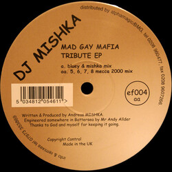 DJ Mishka Mad Gay Mafia Tribute E.P USED VINYL 12INCH EP