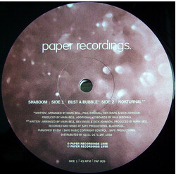 Shaboom Bust A Bubble USED VINYL 12INCH 45 RPM