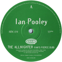 Ian Pooley The Allnighter EP USED VINYL 12INCH 33 S RPM EP