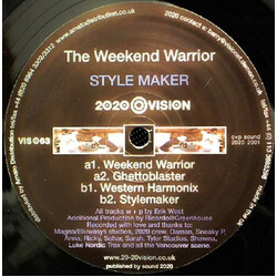 The Weekend Warrior Style Maker USED VINYL 12INCH 33 S RPM