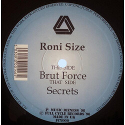 Roni Size Brut Force / Secrets USED VINYL 12INCH 33 S RPM