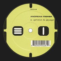Andreas Kremer Gehetzt & Geyagd USED VINYL 12INCH 45 RPM