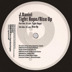 J Daniel Tight Rope / Rise Up USED VINYL 12INCH 33 S RPM