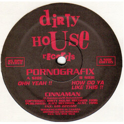 Cinnaman Pornografix USED VINYL 12INCH 33 S RPM STEREO