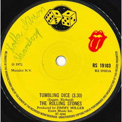 The Rolling Stones Tumbling Dice USED VINYL 7INCH 45 RPM SINGLE