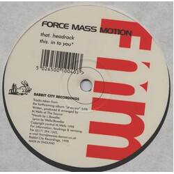 Force Mass Motion Headrock / In To You USED VINYL 12INCH 45 RPM