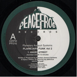 Planetary Assault Systems Planetary Funk Vol 2 USED VINYL 12INCH 33 S RPM