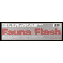 Fauna Flash In The Dangerous Kitchen / Experimental Error USED VINYL 12INCH 45 RPM