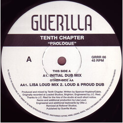 Tenth Chapter Prologue VINYL 12" USED