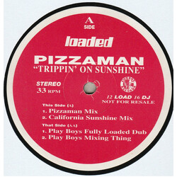 Pizzaman Trippin' On Sunshine USED VINYL 12INCH 33 S RPM PROMO STEREO