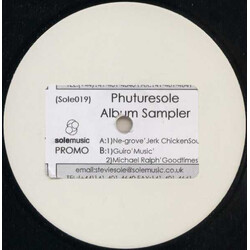 Various Phuturesole Album Sampler USED VINYL 12INCH 33 S RPM WHITE LABEL PROMO SAMPLER
