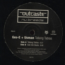 Ges-E & Usman Talking Tablas / Dah-Din Beats USED VINYL 12INCH PROMO