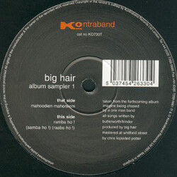 Big Hair Album Sampler 1 USED VINYL 12INCH SAMPLER