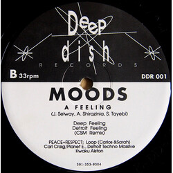 Moods A Feeling USED VINYL 12INCH 33 S RPM