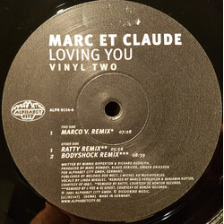 Marc Et Claude Loving You USED VINYL 12INCH