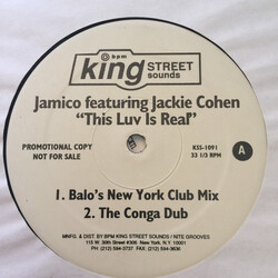 Jamico / Jackie Cohen This Luv Is Real USED VINYL 12INCH 33 S RPM PROMO