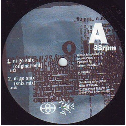 Speedy J Ni Go Snix USED VINYL 12INCH 33 S RPM
