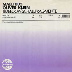 Oliver Klein Timeloop / Schallfragmente USED VINYL 12INCH
