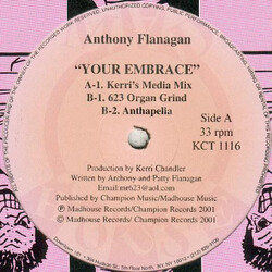 Anthony Flanagan Your Embrace VINYL 12" USED