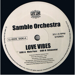 Samble Orchestra Love Vibes USED VINYL 12INCH 33 S RPM