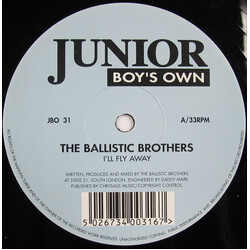 Ballistic Brothers I'll Fly Away USED VINYL 12INCH 33 S RPM