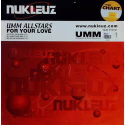 UMM Allstars For Your Love USED VINYL 12INCH 33 S RPM 45 RPM