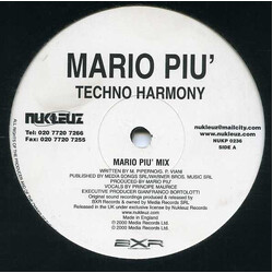 Mario Più Techno Harmony USED VINYL 12INCH