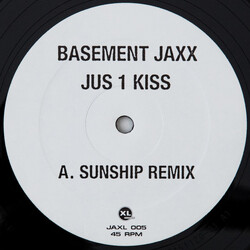 Basement Jaxx Jus 1 Kiss USED VINYL 12INCH 45 RPM