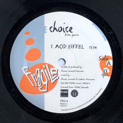 Choice / Soofle Acid Eiffel / How Do You Plead? USED VINYL 12INCH 33 S RPM