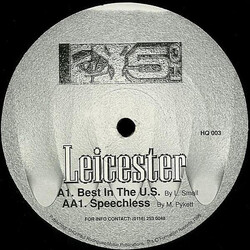 Leicester Best In The U.S. / Speechless USED VINYL 12INCH