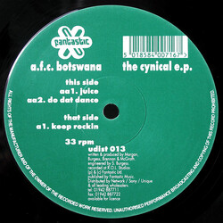 A.F.C. Botswana The Cynical E.P. USED VINYL 12INCH 33 S RPM EP
