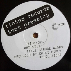7 (5) Strobe Alarm USED VINYL 12INCH 45 RPM SINGLE SIDED LIMITED EDITION TEST PRESSING