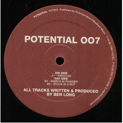 Ben Long Potential 007 USED VINYL 12INCH 33 S RPM