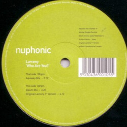 Larceny Who Are You? USED VINYL 12INCH 33 S RPM