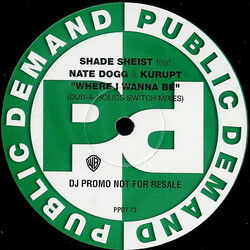 Shade Sheist / Nate Dogg / Kurupt Where I Wanna Be (Dub-A-Holics Switch Mixes) USED VINYL 12INCH PROMO