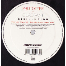 Prototype (4) / Quadrant (3) Disillusion USED VINYL 12INCH 45 RPM STEREO