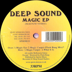 Deep Sound Magic EP USED VINYL 12INCH 33 S RPM EP