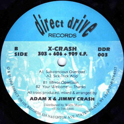 X-Crash 303 + 606 + 909 E.P. USED VINYL 12INCH EP 33 S RPM