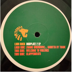 Lionrock Dubplate 2 EP USED VINYL 12INCH EP PROMO