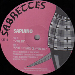 Sapiano Spike It! USED VINYL 12INCH 45 RPM